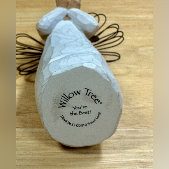 WILLOW TREE You’re The Best Angel With Apple Susan Lordi 2010 DEMDACO 5.25" - Picture 10 of 11